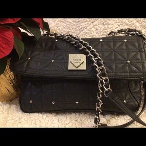 ❤️ Nicole Miller Silver studded bag